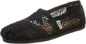 TOMS Womens Alpargata Geometric Slip On Flats Casual - Blue