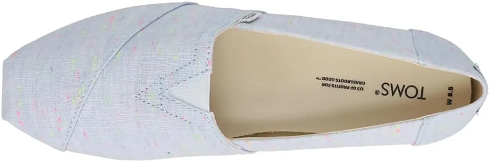 TOMS Women's, Alpargata Slip-On - Wide Width