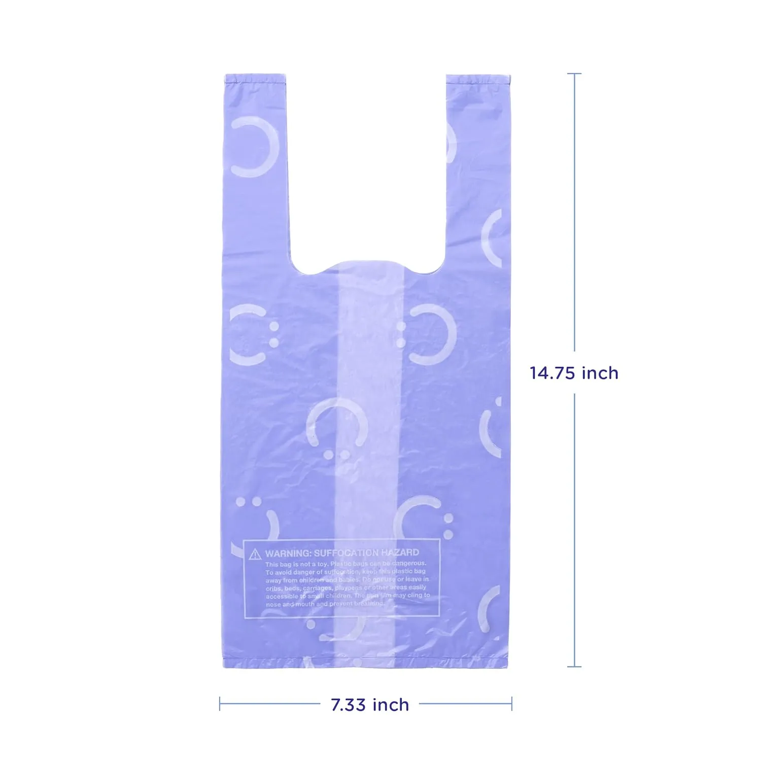 Ubbi Disposable Nappy Sacks, Lavender Scented, Easy-To-Tie Tabs, Baby Diaper Disposal or Pet Waste Bags, Value Pack, 400 Count