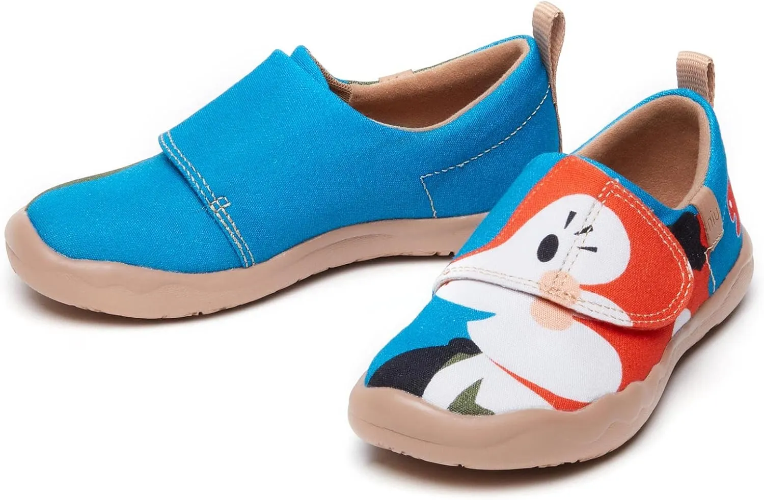 UIN Kid's Casual Slip-on Canvas Loafers Boys Girls Shoes Fashion Sneakers Funny Painted Travel Shoes