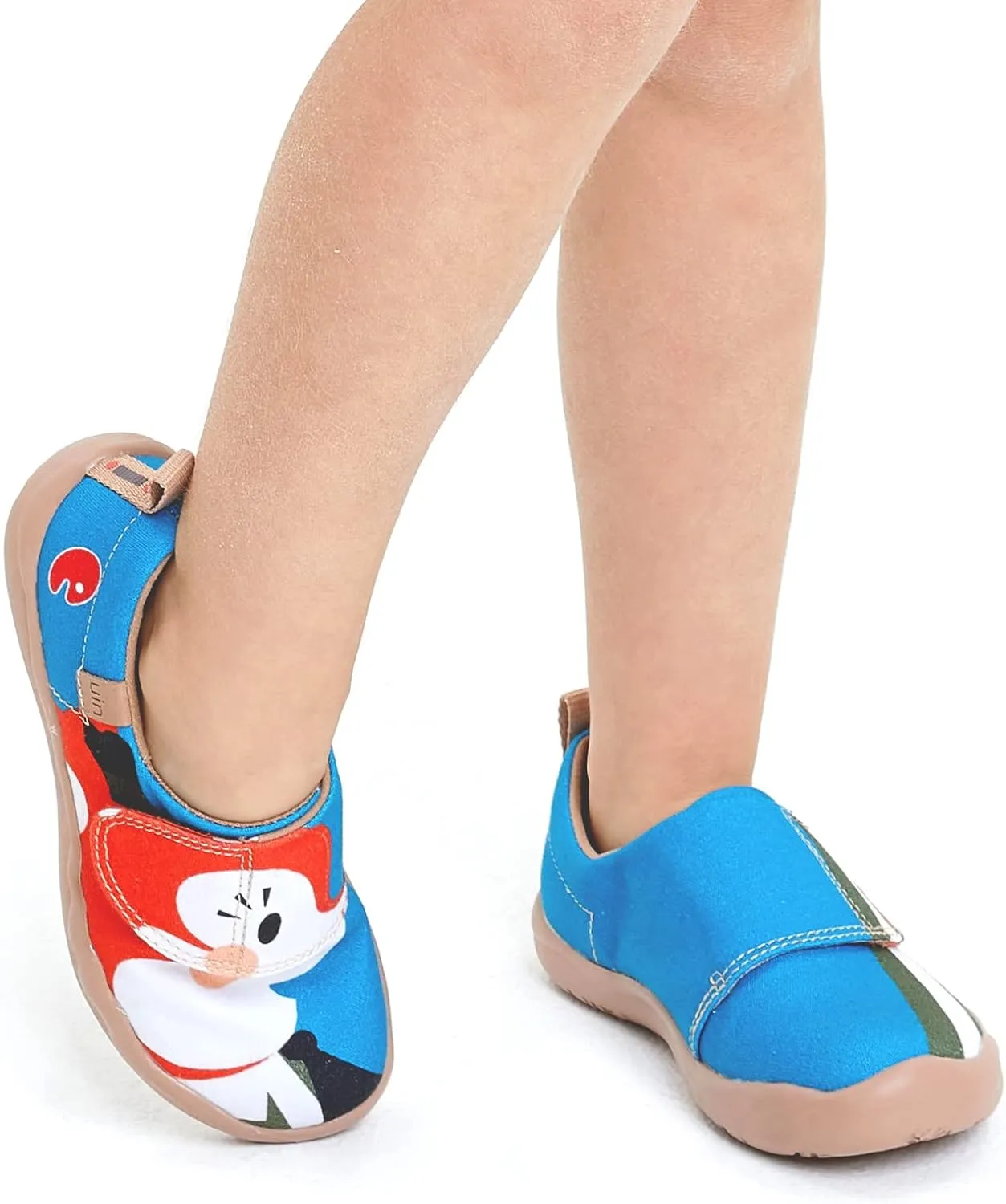 UIN Kid's Casual Slip-on Canvas Loafers Boys Girls Shoes Fashion Sneakers Funny Painted Travel Shoes