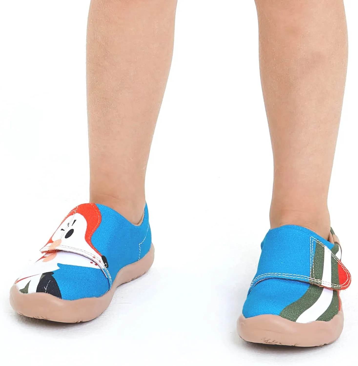 UIN Kid's Casual Slip-on Canvas Loafers Boys Girls Shoes Fashion Sneakers Funny Painted Travel Shoes