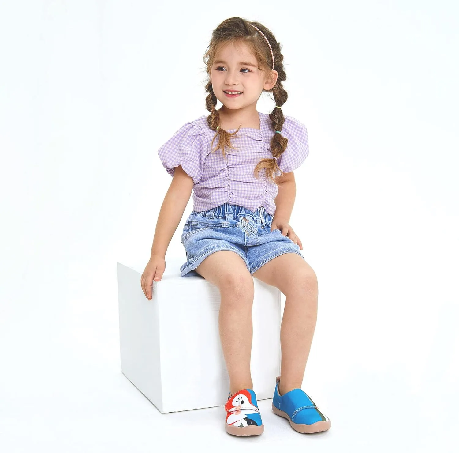 UIN Kid's Casual Slip-on Canvas Loafers Boys Girls Shoes Fashion Sneakers Funny Painted Travel Shoes