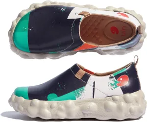UIN Women's Fashion Sneakers Slip On Walking Art Travel Shoes Toledo Ⅵ Rainbow Crush 2