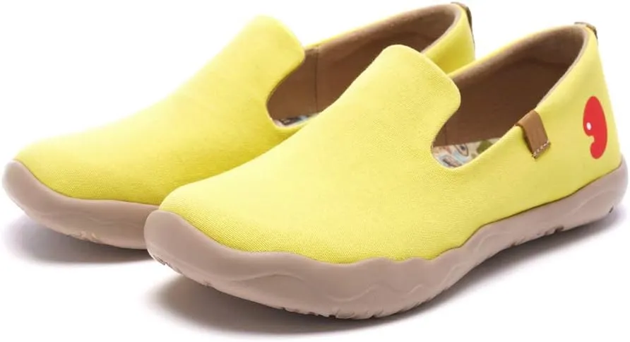 UIN Women's Slip On Loafers Lightweight Sneakers Flats Walking Casual Art Painted Travel Shoes Spray It