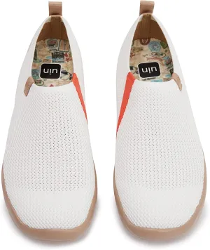 UIN Women's Slip Ons Lightweight Flats Sneakers Walking Casual Loafers Solid Color Travel Shoes