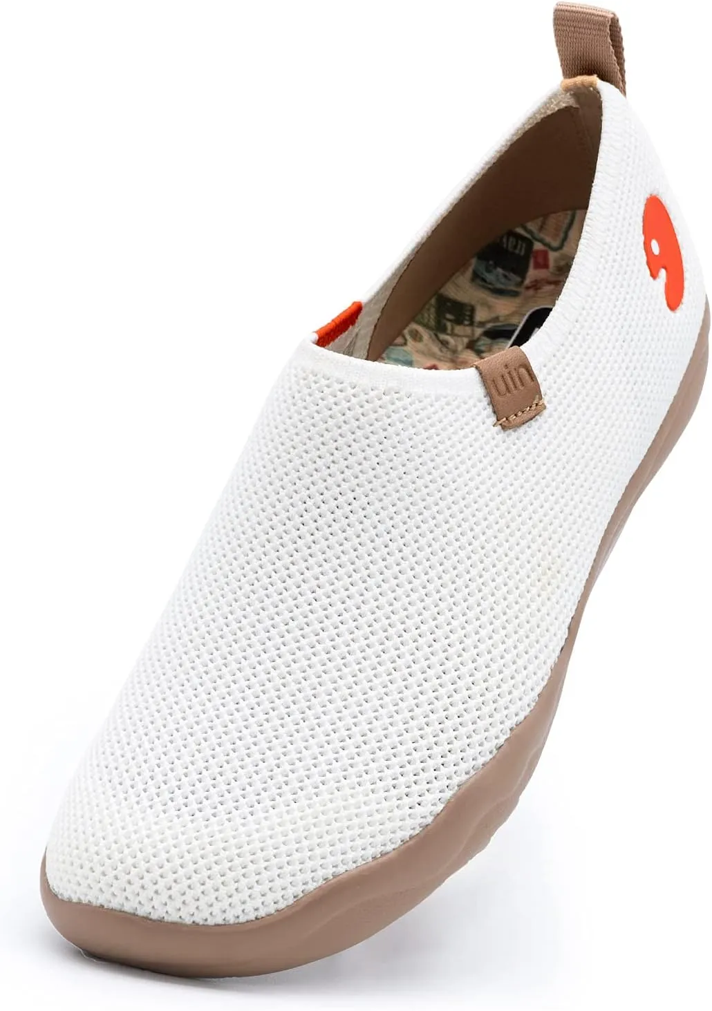UIN Women's Slip Ons Lightweight Flats Sneakers Walking Casual Loafers Solid Color Travel Shoes
