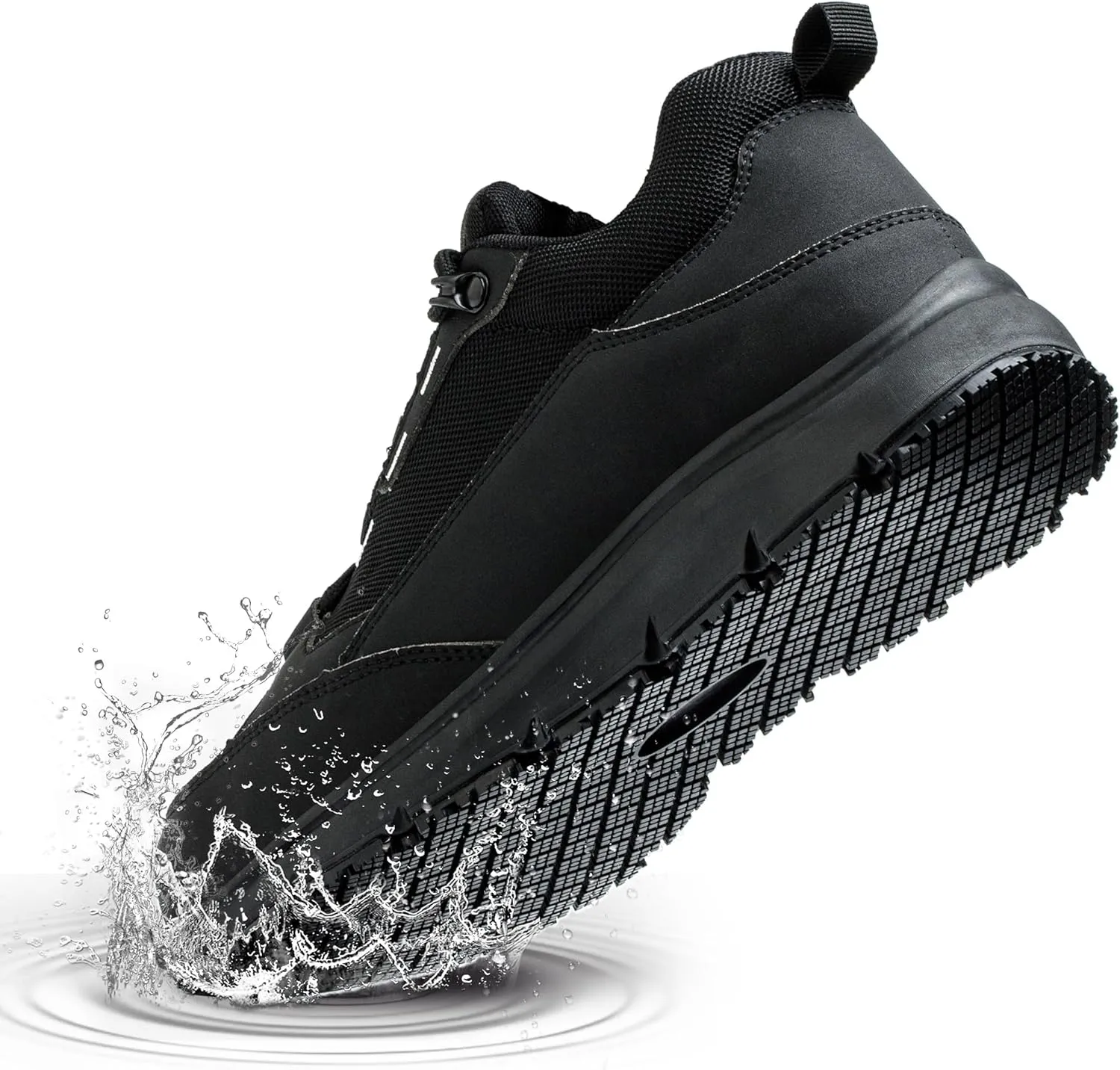 ulogu Steel Toe Shoes for Men Women丨Waterproof Lightweight Roofing Shoe丨Safety Industrial Work Sneakers
