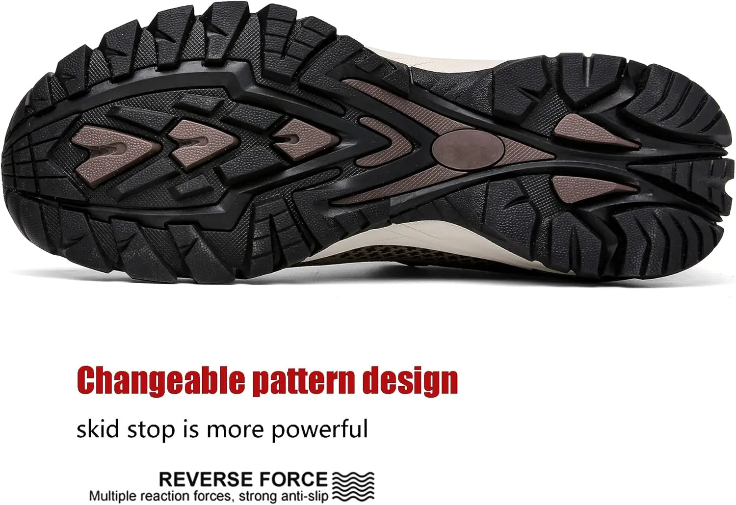 ulogu Waterproof Hiking Shoes for Men Women丨 Comfy Lightweight Non-Slip All Day Walking Work Sneakers 6-Month Warranty