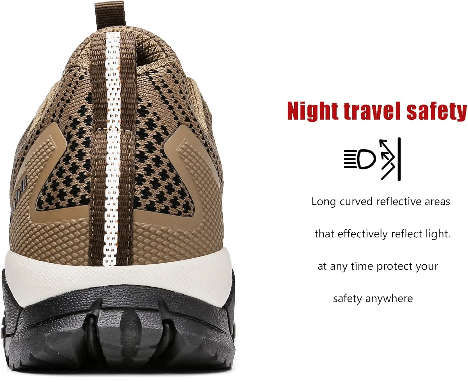 ulogu Waterproof Hiking Shoes for Men Women丨 Comfy Lightweight Non-Slip All Day Walking Work Sneakers 6-Month Warranty