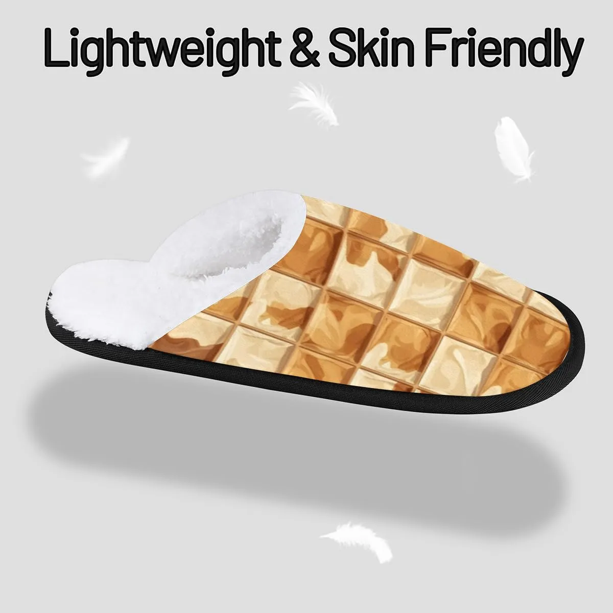Underwater Sunshine Women's Indoor Bedroom Slippers Soft Fuzzy Slip On House Slippers for Winter Bedroom Outdoor