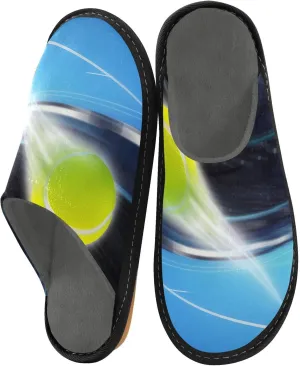 Unisex Fuzzy Foam Slippers Non-Skid Slip-on Soft Warm Sole Fleece Shoes 4-11