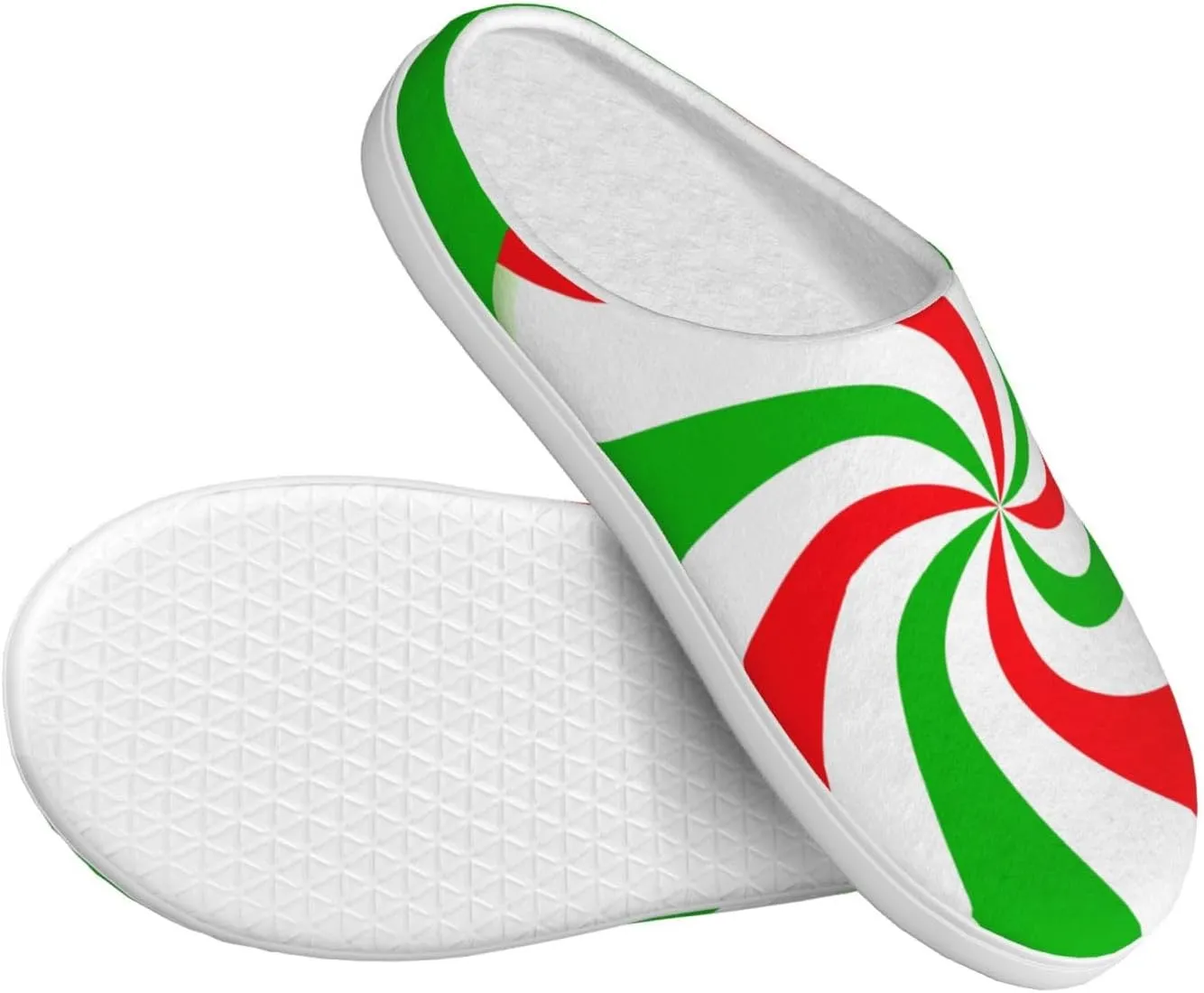 Unisex Warm Slippers Non-Slip Winter Fluffy Slippers Slip-On Plush Slippers Bedroom Slippers House Shoes For Men Women