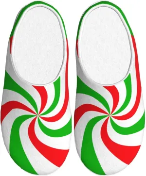 Unisex Warm Slippers Non-Slip Winter Fluffy Slippers Slip-On Plush Slippers Bedroom Slippers House Shoes For Men Women