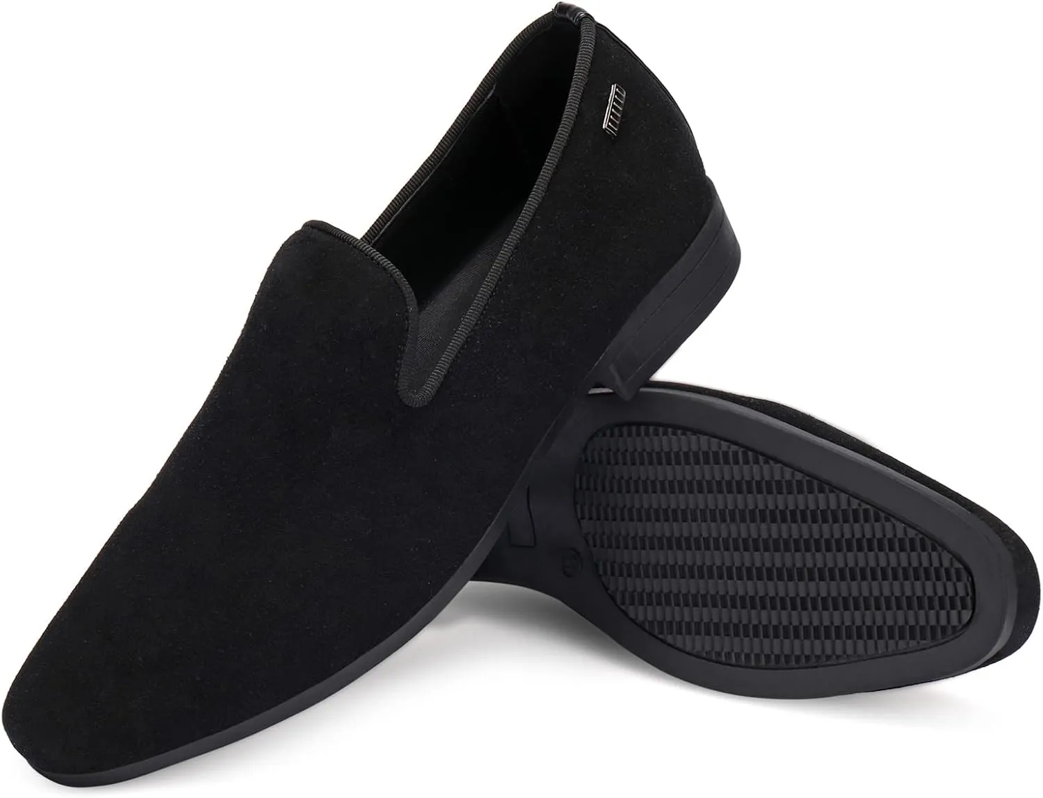 UUBARIS Mens Velvet Loafers Slip-on Dress Shoes Fashion Style Driving Shoes Classic Tuxedo Shoes Casual Oxford Shoes