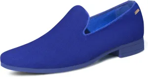 UUBARIS Mens Velvet Loafers Slip-on Dress Shoes Fashion Style Driving Shoes Classic Tuxedo Shoes Casual Oxford Shoes