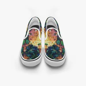 Venus Split-Style Psychedelic Slip-On Shoes