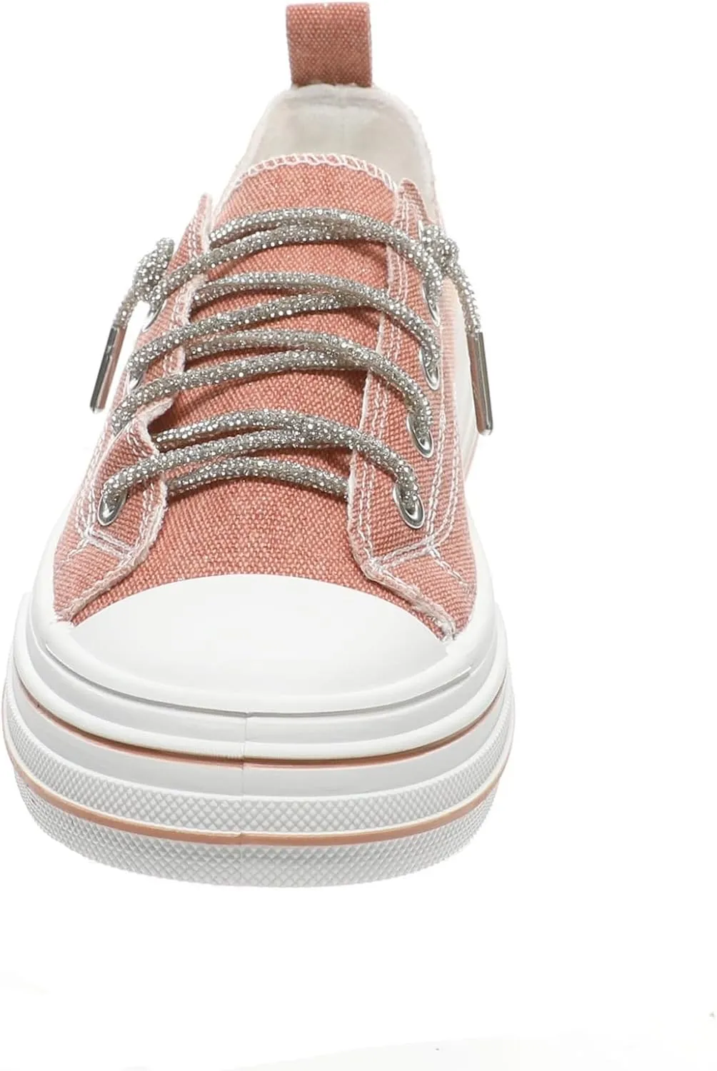 Very G Womens Aman Lace Up Canvas Sneaker
