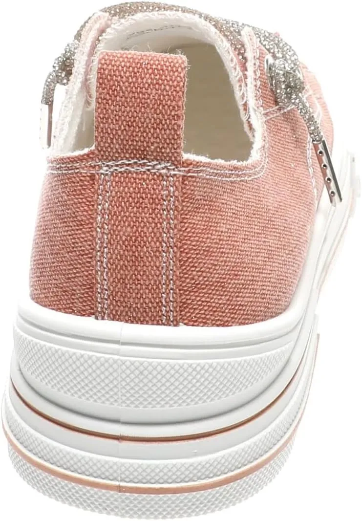 Very G Womens Aman Lace Up Canvas Sneaker