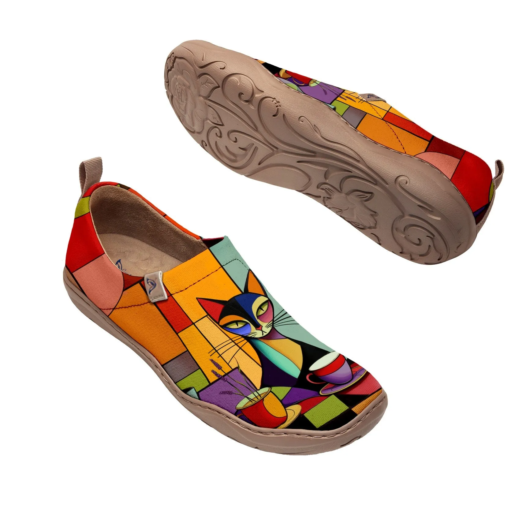 Vintage Cat Slip-On