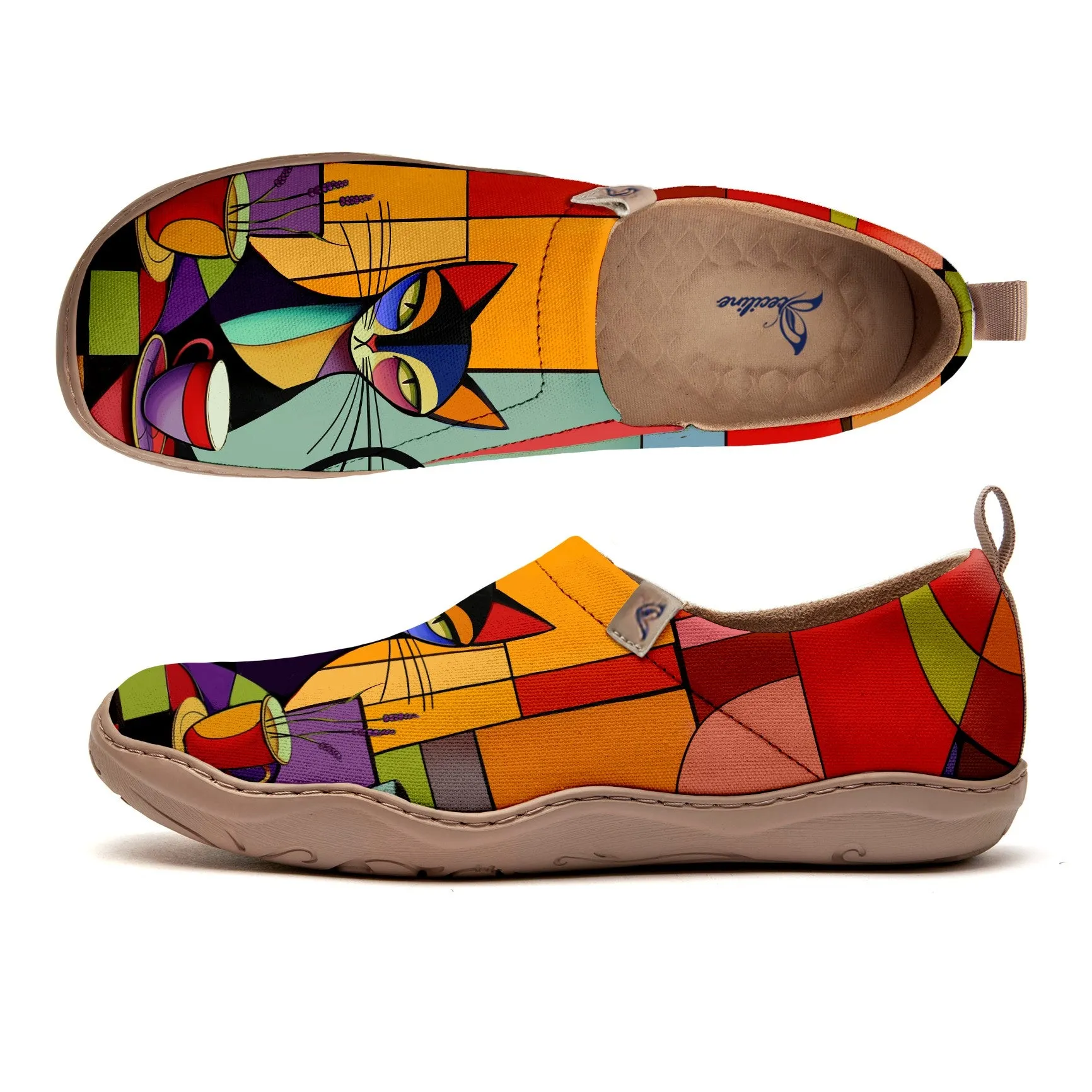Vintage Cat Slip-On