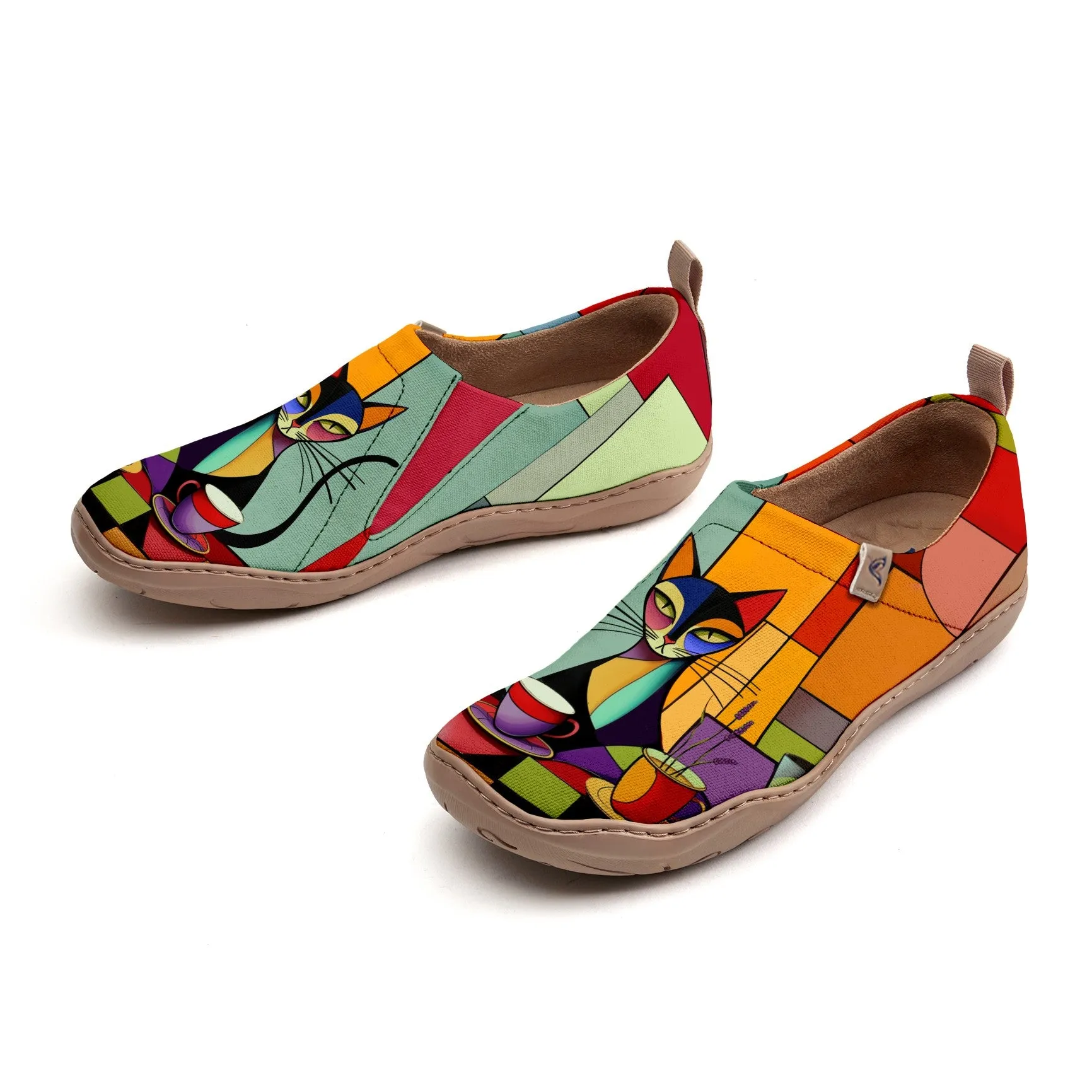 Vintage Cat Slip-On