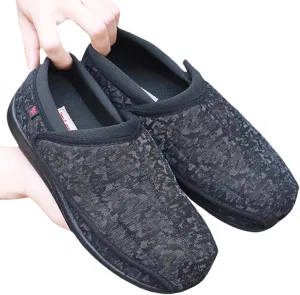 Wide Adjustable Diabetes Shoes Expansion Feet Super Wide Slip in Shoes Comfortable and Breathable Walking Shoes Suitable for The Elderly Foot Edema Swelling Diabetes Feet Health Shoes