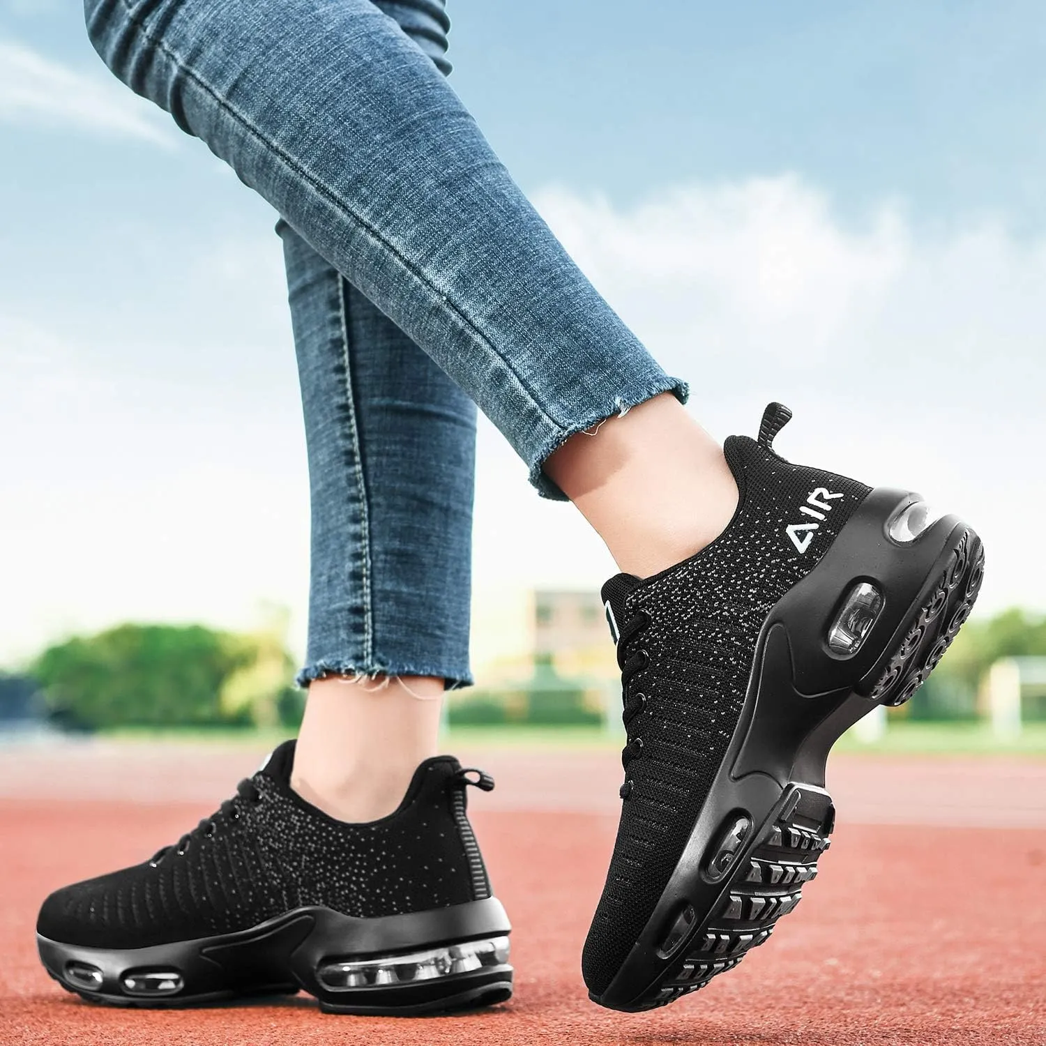 Women Air Running Sneakers Lightweight Walking Athletic Gym Sports Tennis Shoes