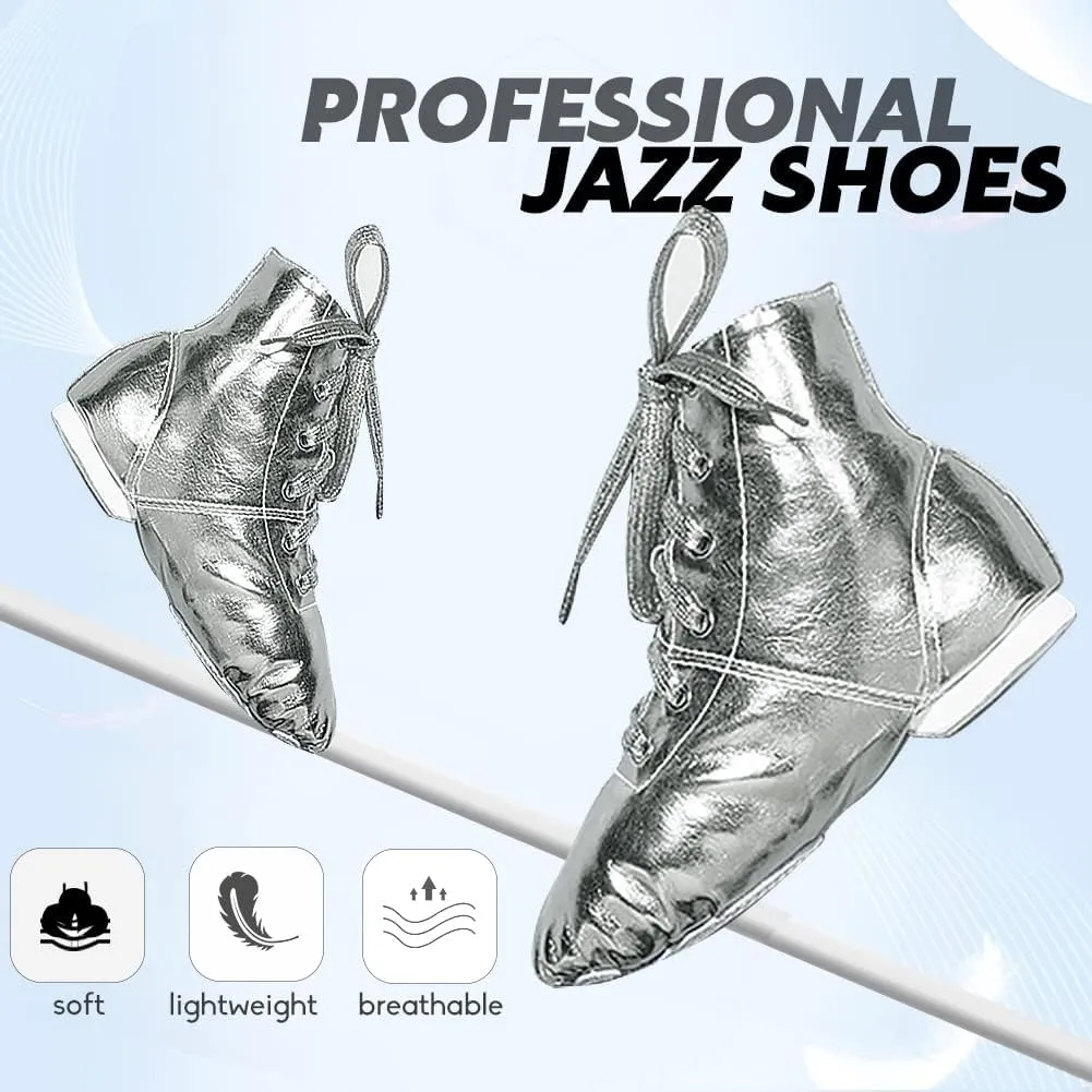 Women Ankle-top Jazz Dance Shoes Lace up Jazz Modern Dance Boot