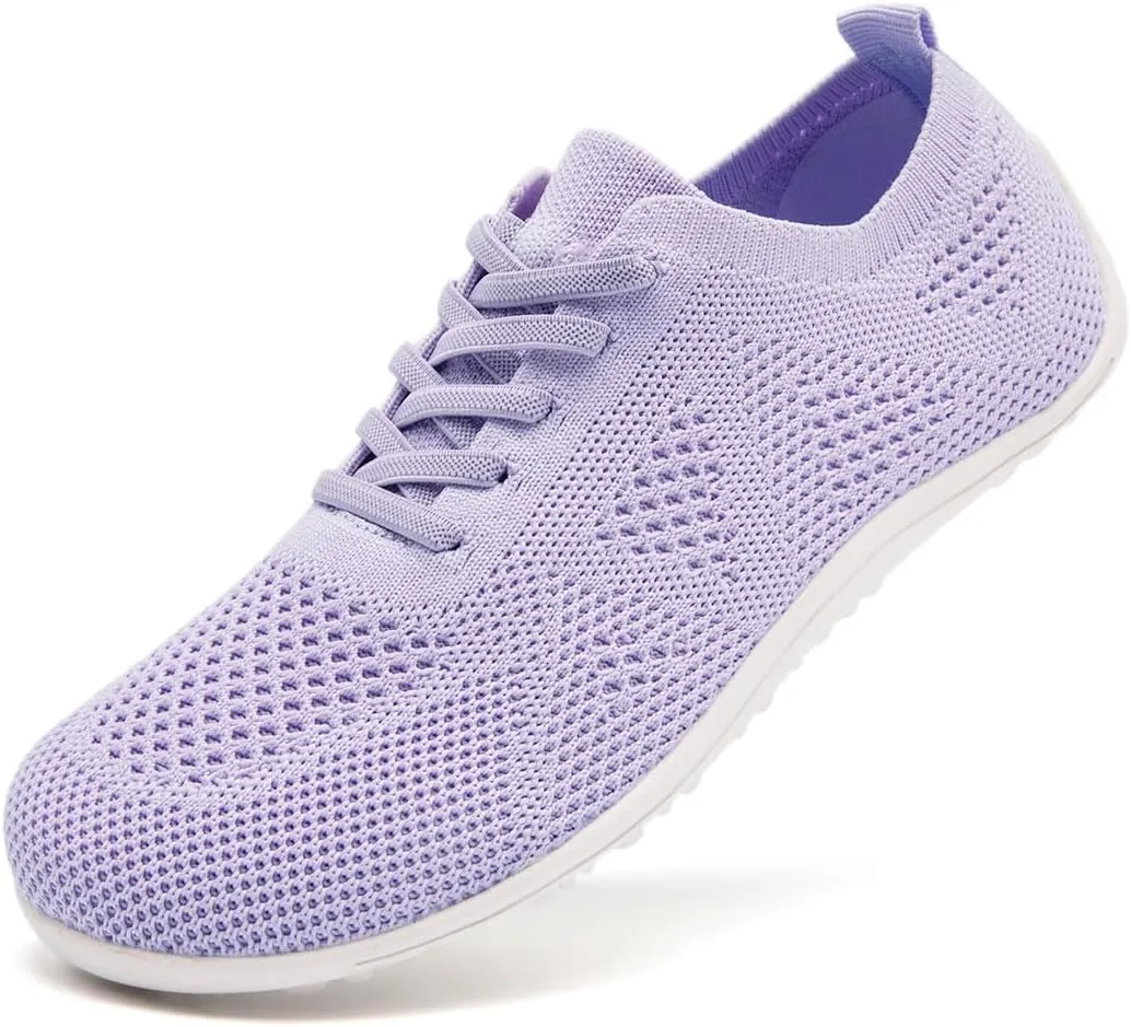Women Barefoot Shoes Slip on Canvas Walking Sports Zero Drop Sole Casual Sneakers Comfortable Breathable Minimalist Soft Beach Outdoor Shoes