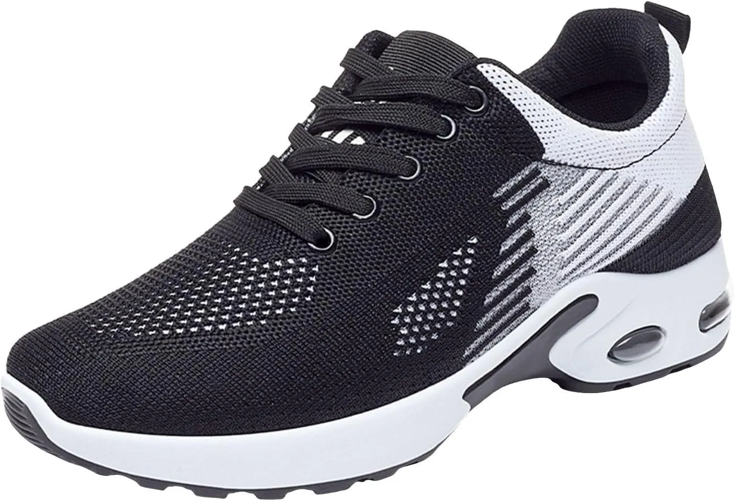 Women's Air Cushion Running Tennis Sneakers Lightweight Fashion Sport Shoes Gym Jogging Breathable Shoe Arch Support Athletic Walking Jogging Shoes Wide Toe Box Sneaker