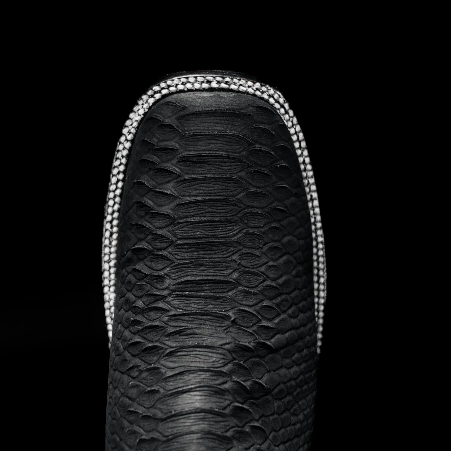 Women's Black Mamba Python Tribute  Square Toe