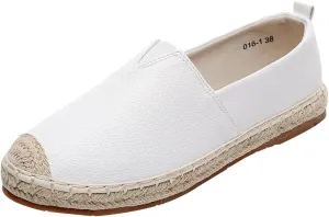 Women's Comfort Loafer Flats Low-Top Slip-on Casual Espadrilles