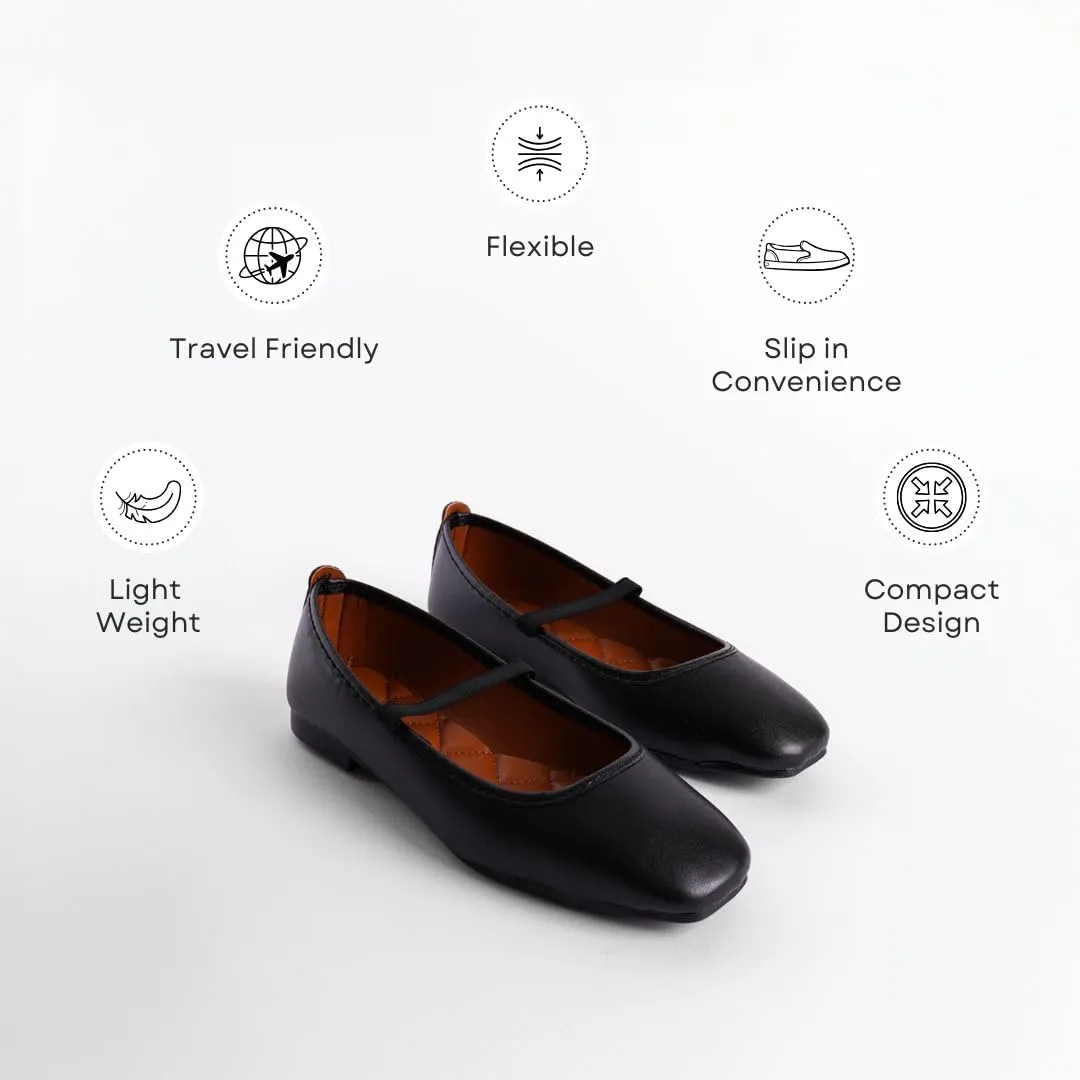Women's Crinkle Patent Office Work Dress Casual Trending Pointed Ballet Comfort Soft Slip On Flats Shoes