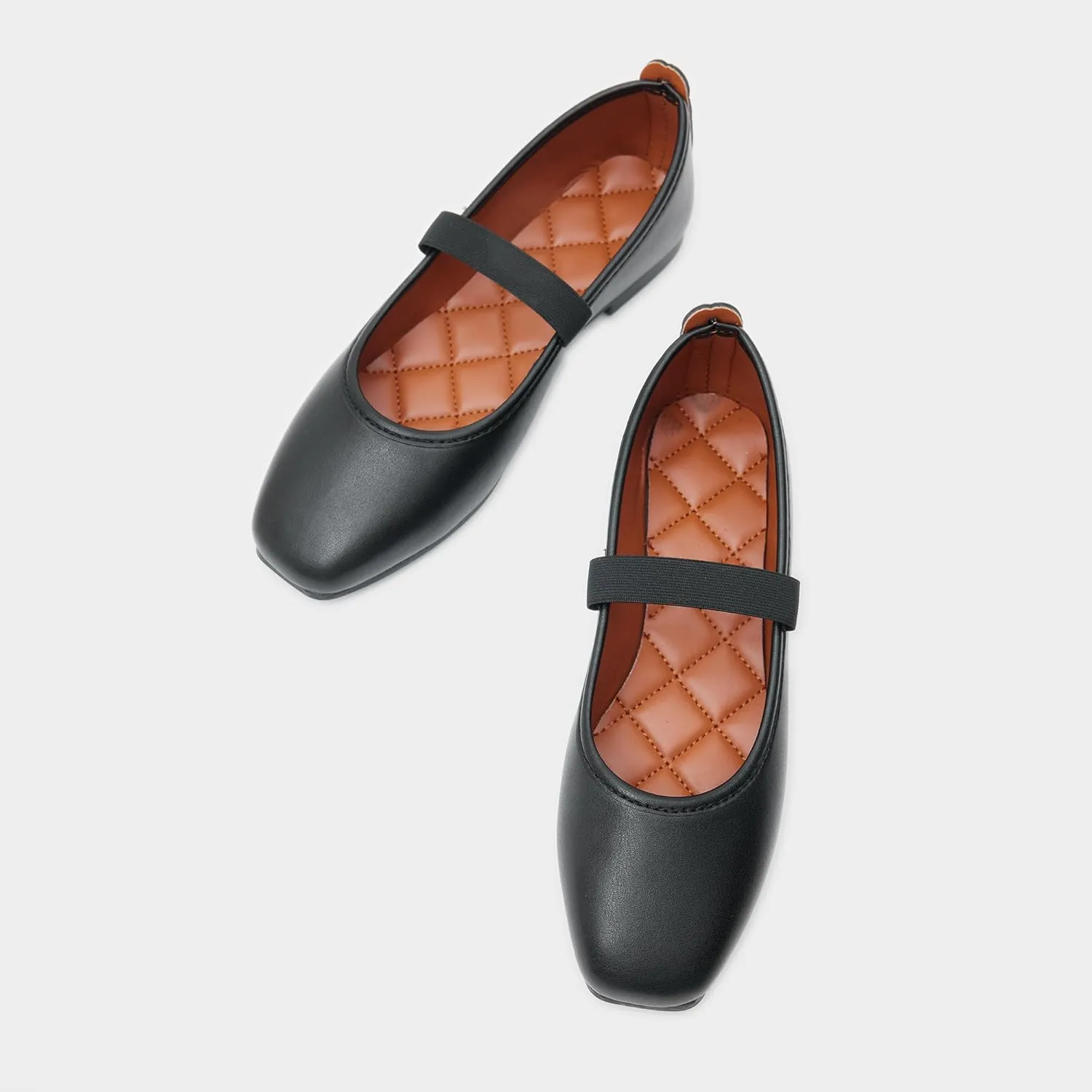 Women's Crinkle Patent Office Work Dress Casual Trending Pointed Ballet Comfort Soft Slip On Flats Shoes