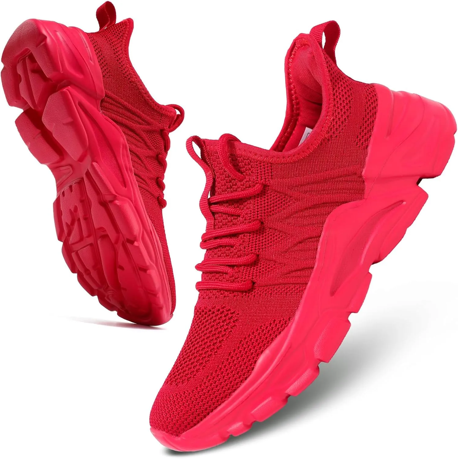 Womens Ladies Walking Tennis Shoes Slip on Lightweight Casual Running Sneakers Soft Sole Comfortable Trainers
