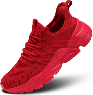 Womens Ladies Walking Tennis Shoes Slip on Lightweight Casual Running Sneakers Soft Sole Comfortable Trainers