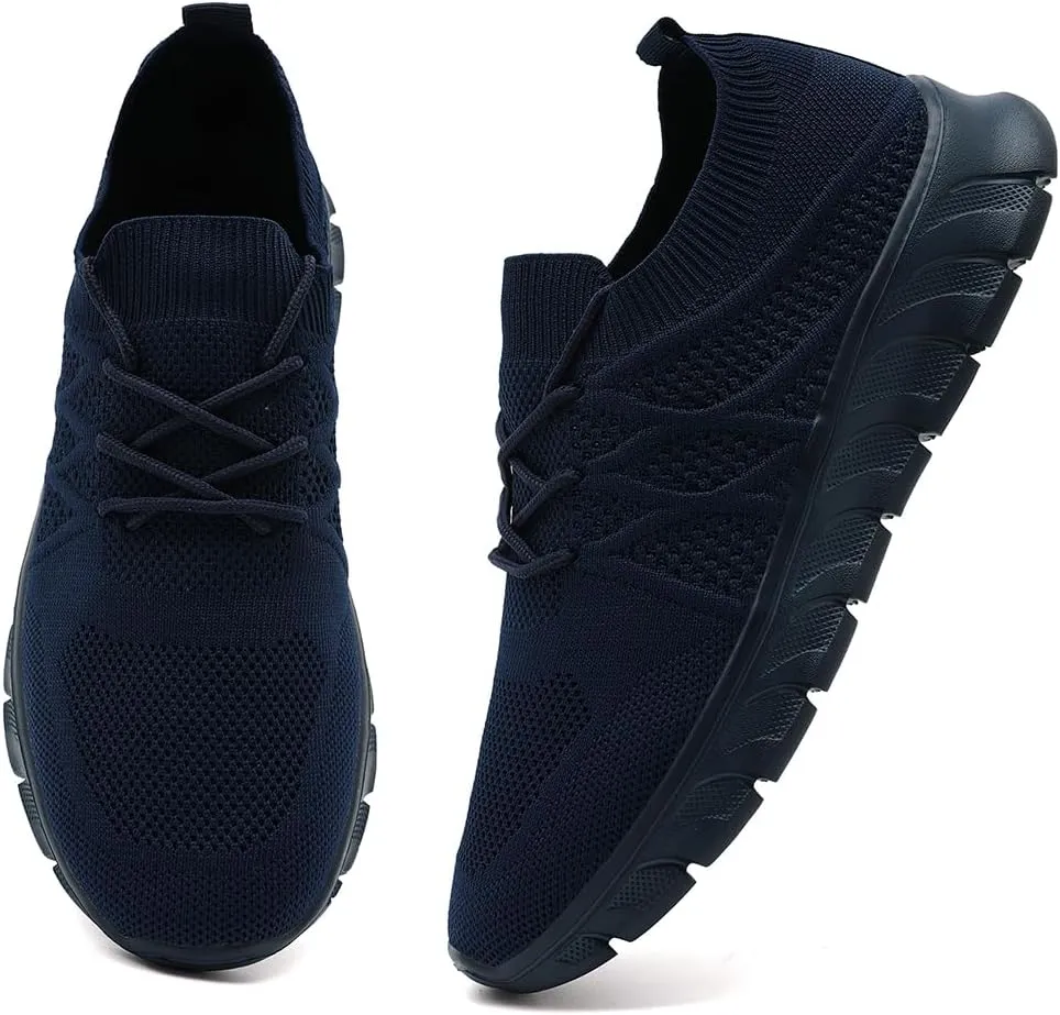 Womens Lightweight Road Running Shoes Slip On Walking Sneakers Suitable for Outdoor Sports Gym and Daily Wear All Day with Breathable Upper and Elastic Sole