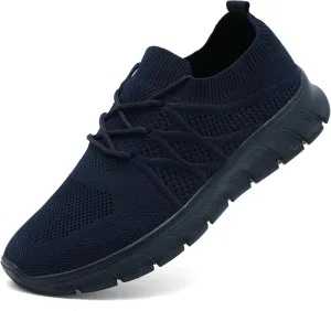 Womens Lightweight Road Running Shoes Slip On Walking Sneakers Suitable for Outdoor Sports Gym and Daily Wear All Day with Breathable Upper and Elastic Sole