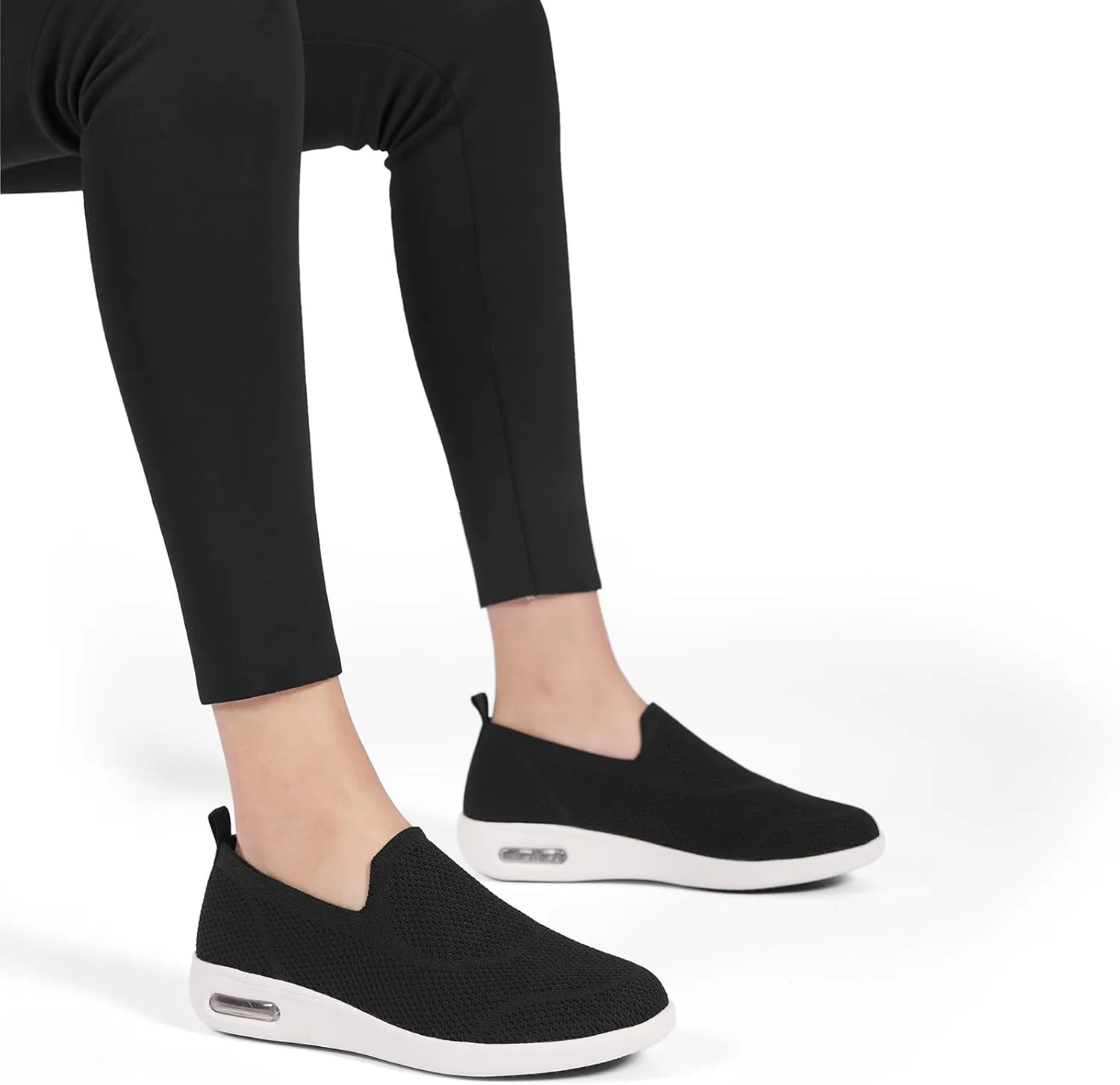 Women's one Foot Sports Shoes, Anti Slip Walking Shoes, Breathable mesh Work Casual Lightweight Exercise Shoes