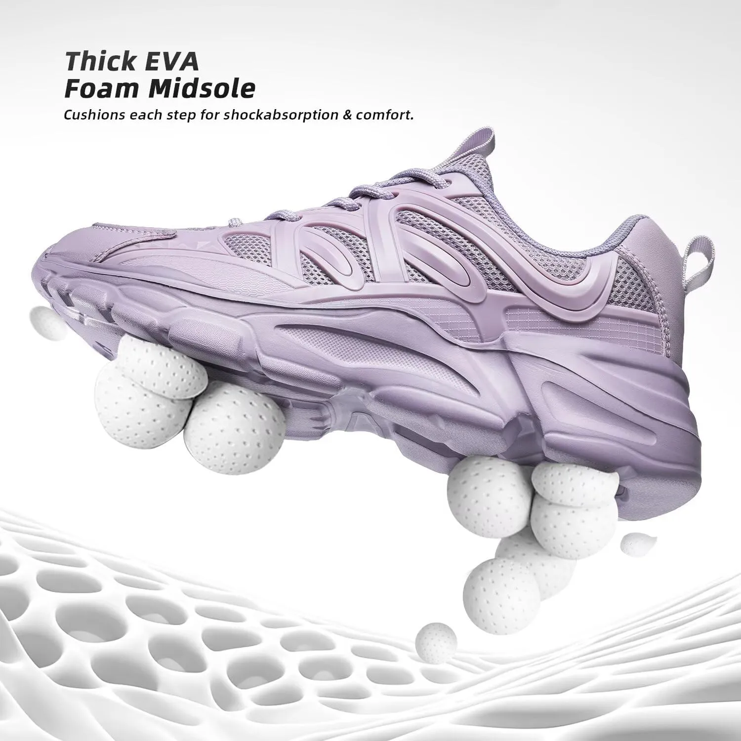 Women's Road-Running-Shoes Slip on Ladies Walking Fashion Athletic Sneakers Work Gym Comfort Lightweight Mesh Soft Sole