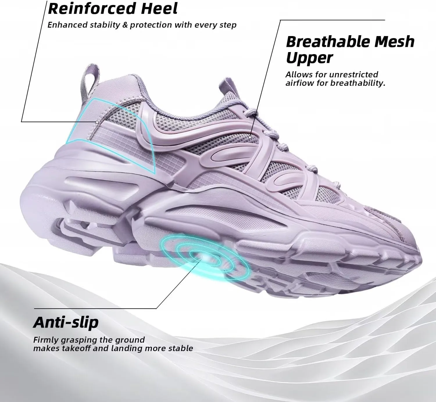 Women's Road-Running-Shoes Slip on Ladies Walking Fashion Athletic Sneakers Work Gym Comfort Lightweight Mesh Soft Sole