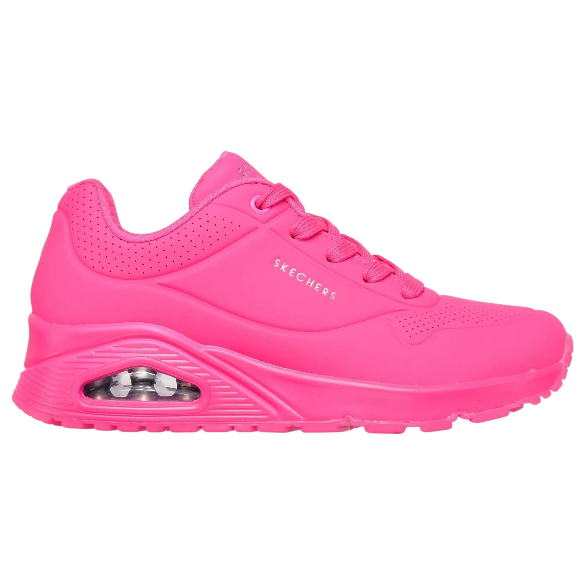 Womens Skechers Uno - Neon Nights Shoes Hot Pink