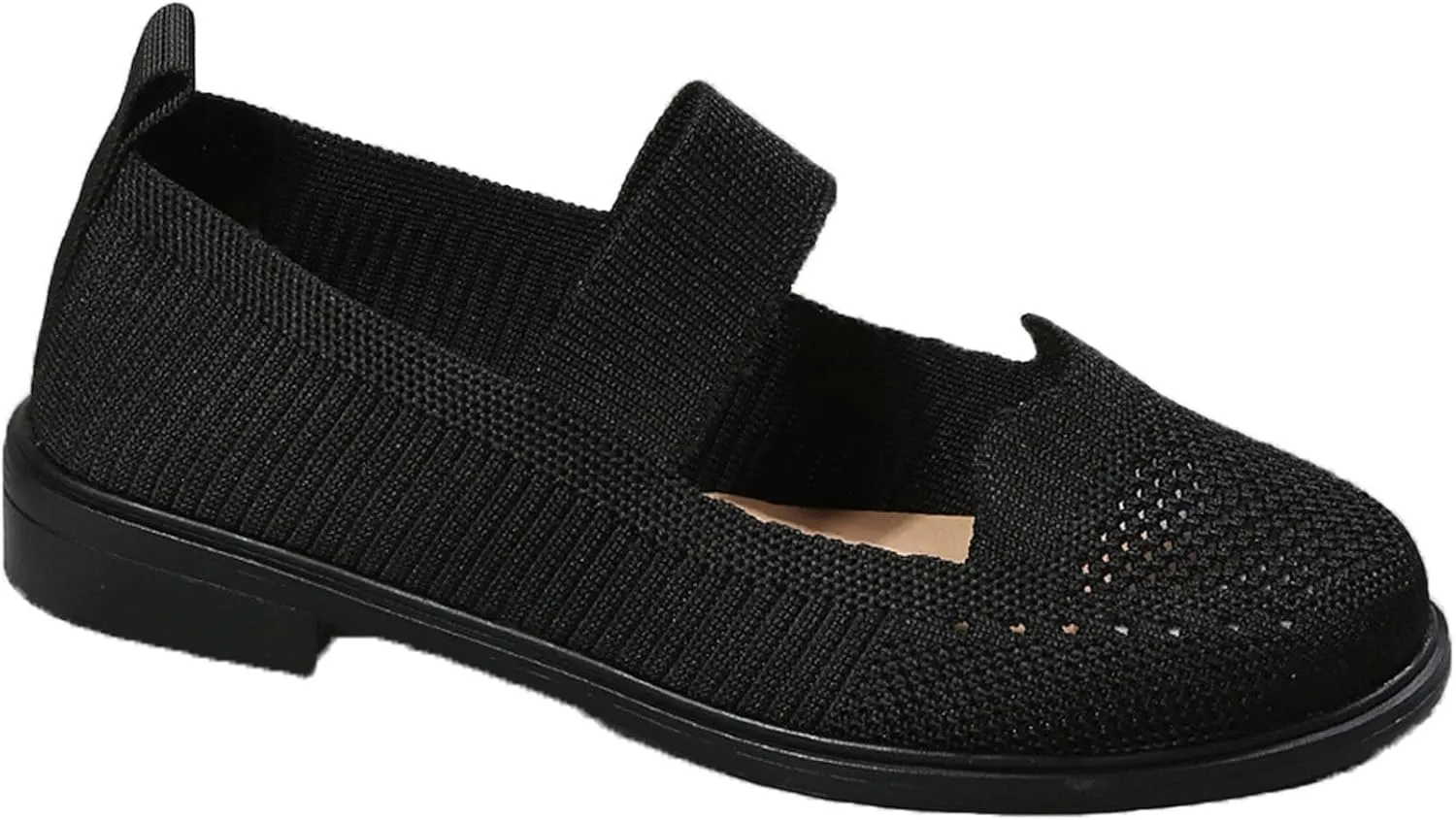 Women's Slip On Mesh Lightweight Flats Sneaker,Comfortable Breathable Non-Slip Soft Sole Walking Shoes Loafer Nurse Shoes