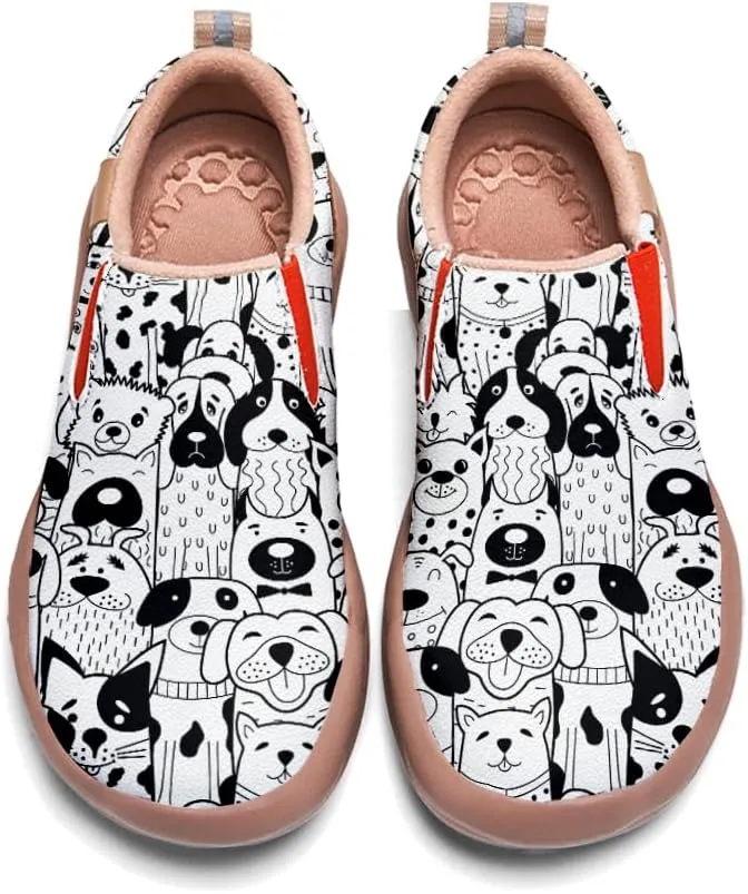Women's Slip On Sneakers Casual Loafers Art Painted Comfort Soft Walking Shoes