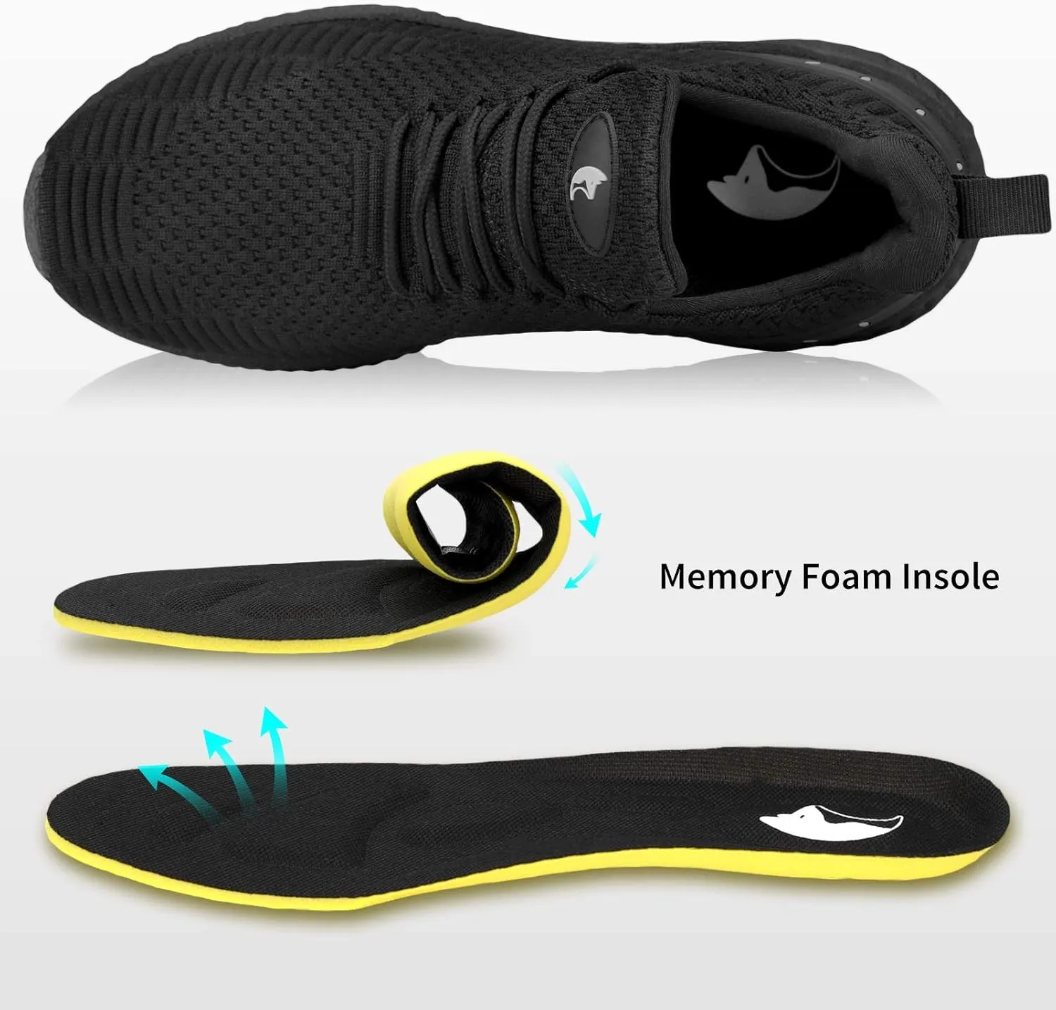 Womens Slip on Sneakers Lightweight Comfortable Mesh Casual Sneakers Sports Gym Athletic Walking Shoes