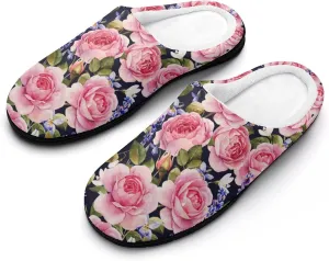 Womens Slippers Soft Bedroom Slip-On Shoes Men's Halloween Cute Ghosts Slippers Cotton House Slippers Indoor Outdoor
