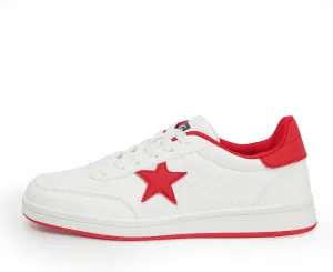 Women's Star Sneaker Lace Up Low Top Comfortable Cushioned Walking Shoes Casual Lightweight Breathable Tennis Shoes