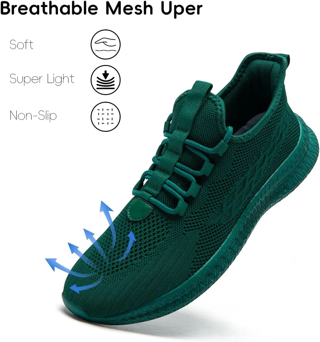 Women's Walking Shoes Casual Slip on Running Tennis Shoes Lightweight Breathable Non Slip Casual Sports Trainers