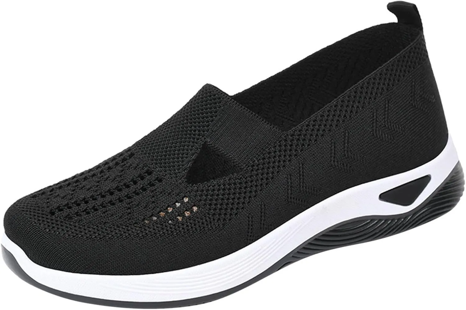 Women's Woven Orthopedic Breathable Soft Shoes Tennis Shoes Womens Wide Feet Casual Work Shoes Platform Sneakers White Tennis Shoe Loafers Dress Shoe